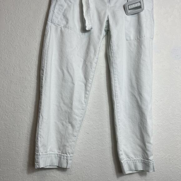 Proenza Schouler White Label Light Blue Jeans belted zip & button closure Size 2 - Picture 7 of 11
